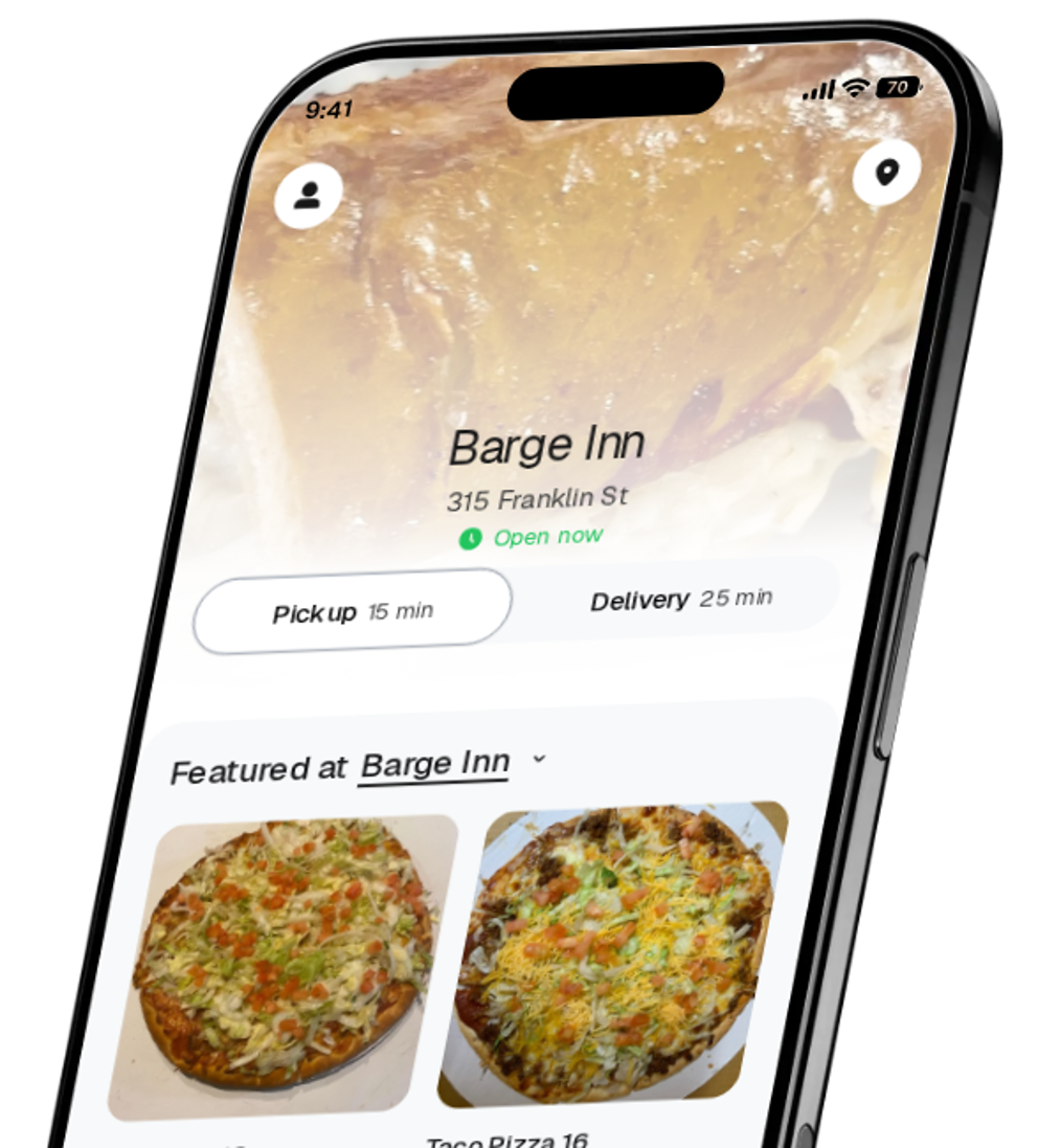 Barge Inn app preview