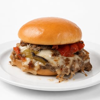 Philly Cheesesteak Burger