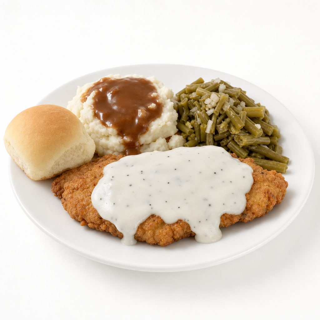 Chicken Fried Chicken Plate.