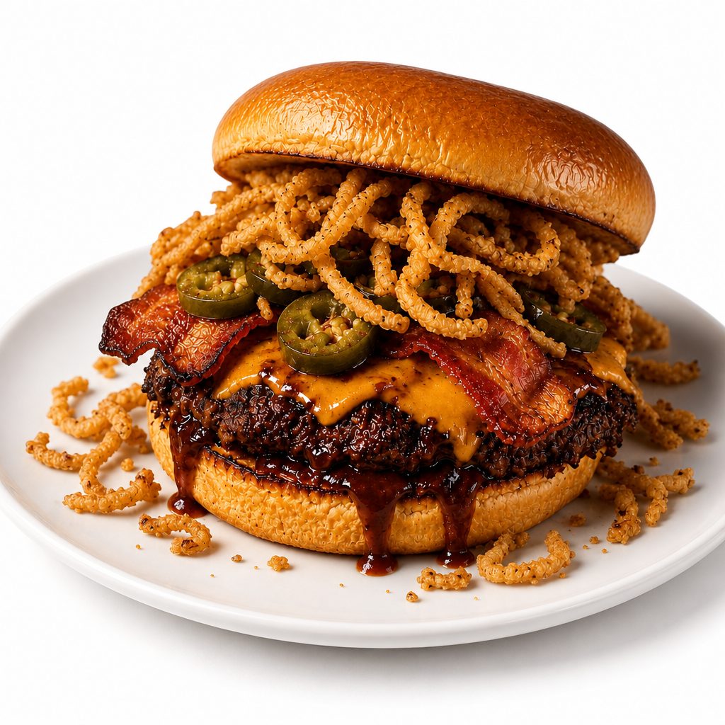 Spicy Cowboy Burger.