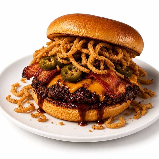 Spicy Cowboy Burger.