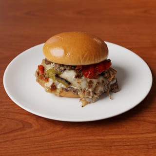 Philly Cheesesteak Burger