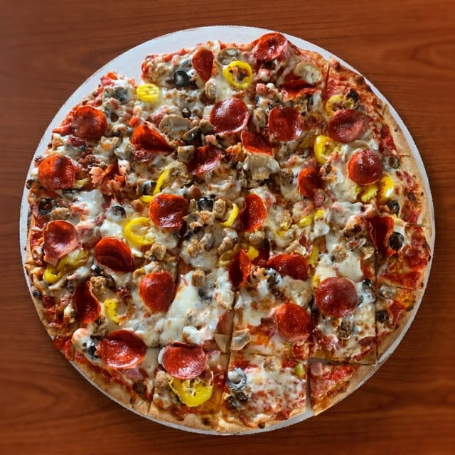 The Works Pizza (12").
