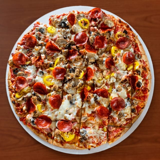 The Works Pizza (10").