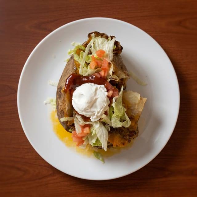 BBQ Pork Spud.